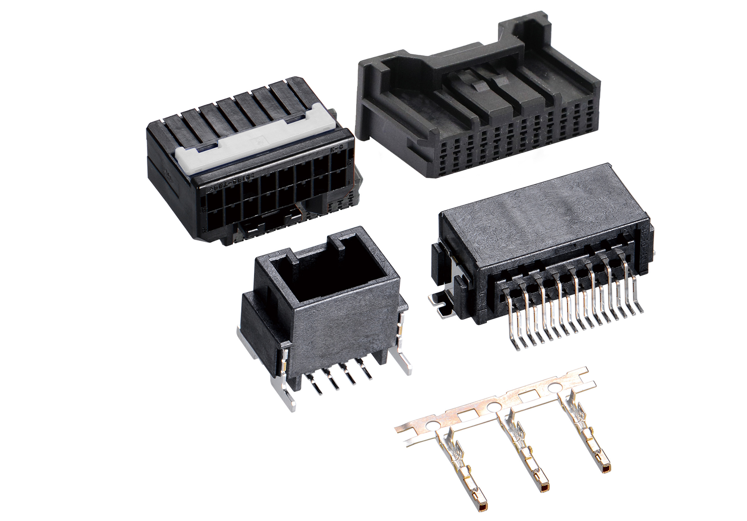 2024   Double Row Series 2.00mm Pitch (.079＂) 车用二次锁扣连接器