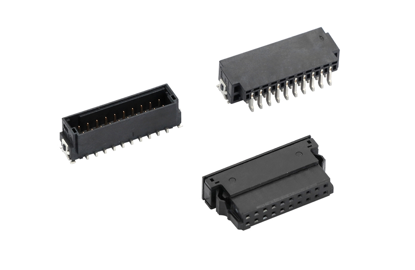 2554  Double Row Series 2.54mm Pitch (.100＂) 线对板连接器